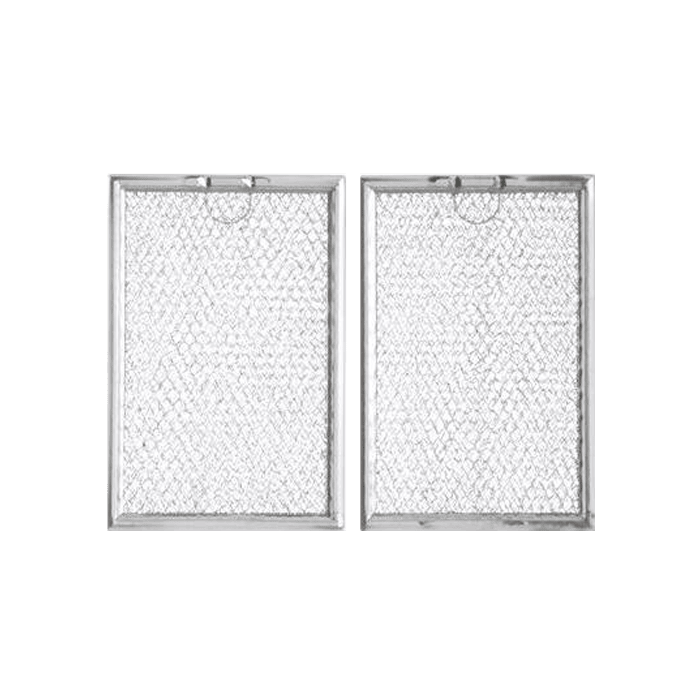 Replacement Aluminum Filters Compatible With Many Microwaves (Including WB06X10654 and WB6X10309)- 5 x 7-5/8 x 3/32" (2-Pack)