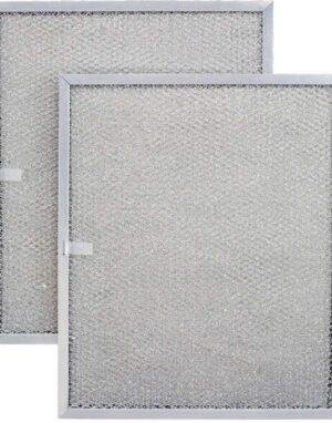 Replacement Filters Direct Aluminum Replacement Range Filter - 8-1/4" x 11-1/4" x 3/8" (210 x 286 x 10 mm) - 8-1/4" x 11-1/4" x 3/8" PTLS (210 x 286 x 9.5 mm)