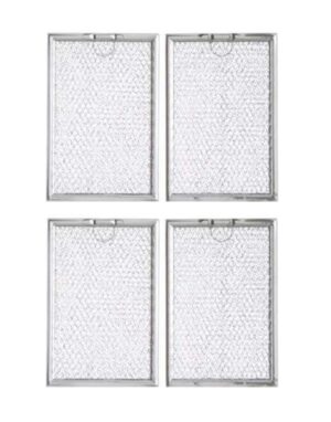 Replacement Filters Direct AF4279 WB06X10309 Microwave Filter - 5" x 7-5/8" x 3/32" thick (127 x 194 x 2.4 mm) - 5" x 7-5/8" x 3/32" thick and is comprised of a washable aluminum mesh to capture cooking grease (127 x 194 x 2.4 mm)