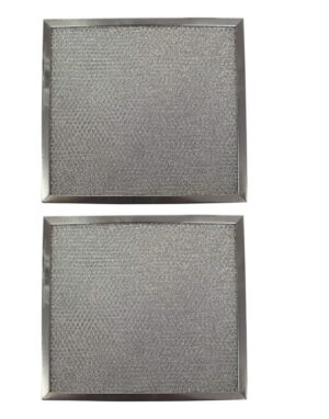 Replacement Filters Direct Aluminum Filter for Nutone 21880-000,GC-7508,RCP1012 - 10-7/16" x 11-7/16" x 3/8" (262mm x 290mm x 10mm) - 10-7/16" x 11-7/16" x 3/8" (265 x 291 x 9.5 mm)