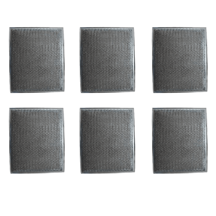 replacement Filtration Replacement Aluminum Filter for Many Broan / Nutone Models (6-Pack)