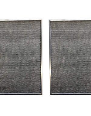 Replacement Filters Direct Replacement Aluminum Pre/Post Filter - 9-7/8" (250.825 mm) - 9-7/8" x 19-13/16" x 3/8" (251 x 503 x 9.5 mm)