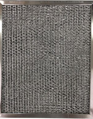 Replacement Filters Direct Hood Filter for Broan S97007696 - 8-3/4" x 10-1/2" (222 x 267 mm) - 8-3/4" x 10-1/2" and is made with aluminum mesh to capture grease and activated carbon to trap odors (222 x 267 mm)