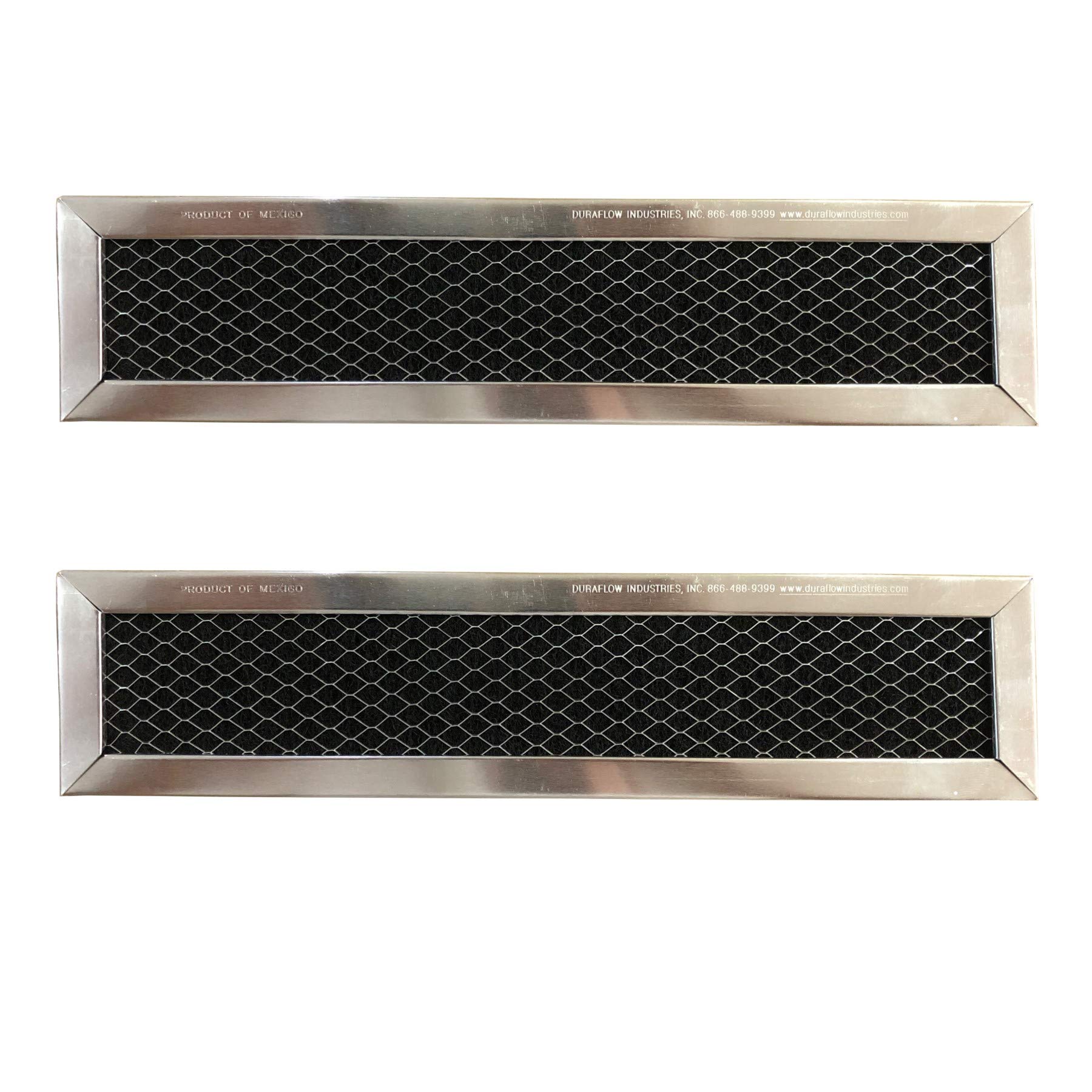 Replacement Carbon Filters Compatible with GE: WB02X10943, JX81D 5230W2A003A Frigidaire: 530440665 (2-Pack)