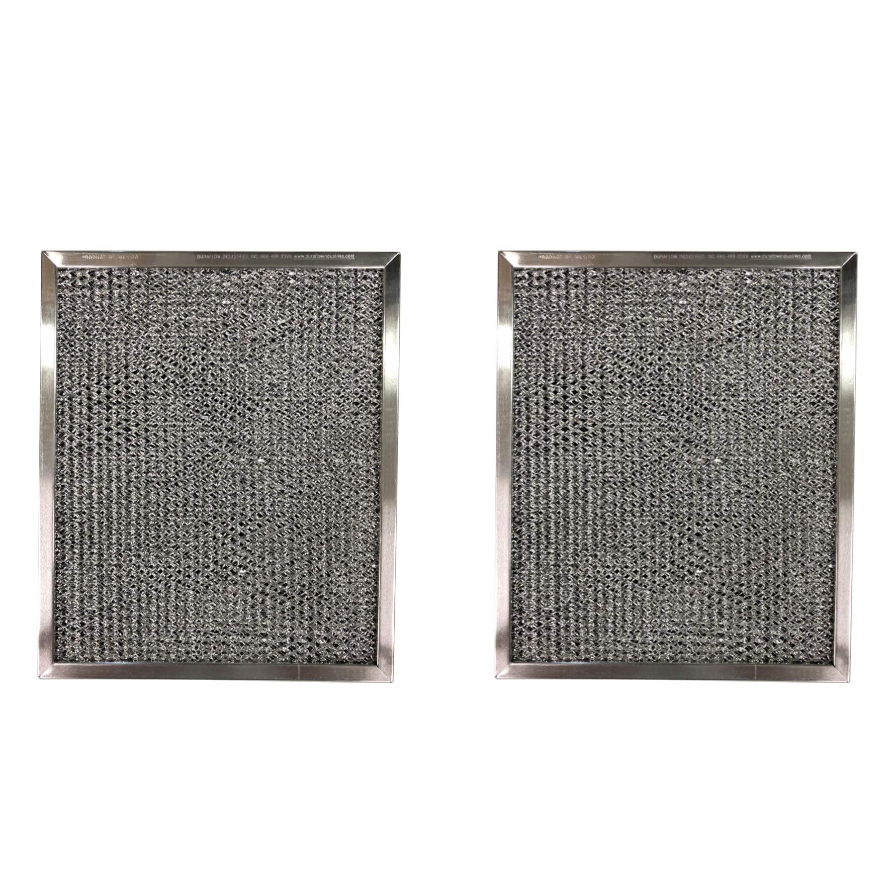 Replacement Aluminum Filters Compatible with Air Care AC-1260, AC-1270, AC-1290, AC-1400, Aubrey 109, 175, 209, 221, 224, 229, Broan 99010181, BP10, BP56,GC-7503,RCP0801 -8 X 9-1/2 X 3/8 (2-Pack)