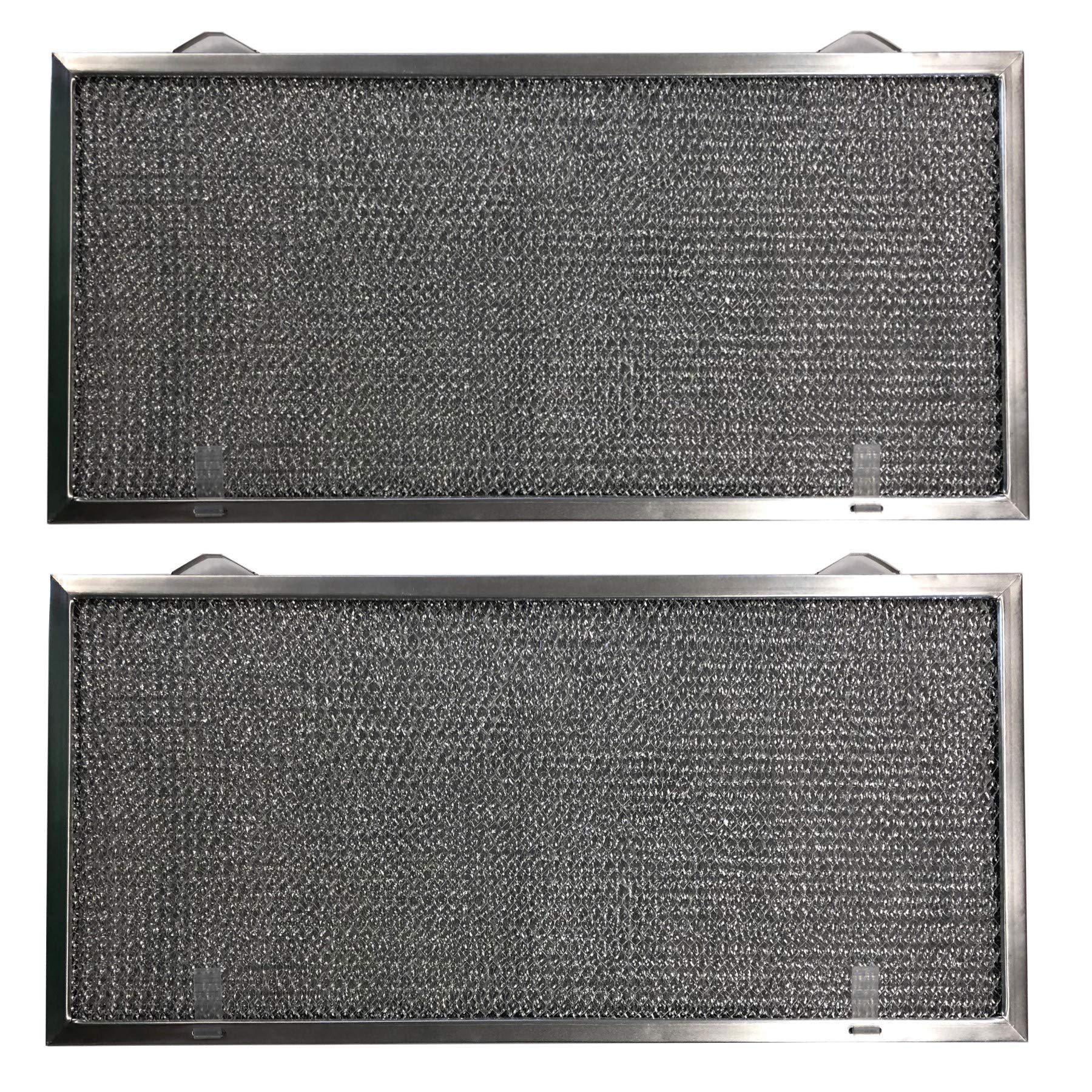Aluminum Replacement Range Filter - Dimensions: 11-7/8 x 18-1/4 x 3/8 - 2 Pack