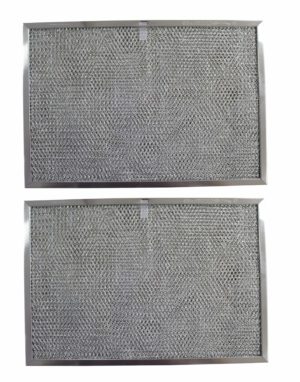 Replacement Aluminum Filters Compatible with GE WB02X2892,GC-7510,RCP1106 -11-7/16 X 17 X 3/8 (PT SS) (2-Pack)