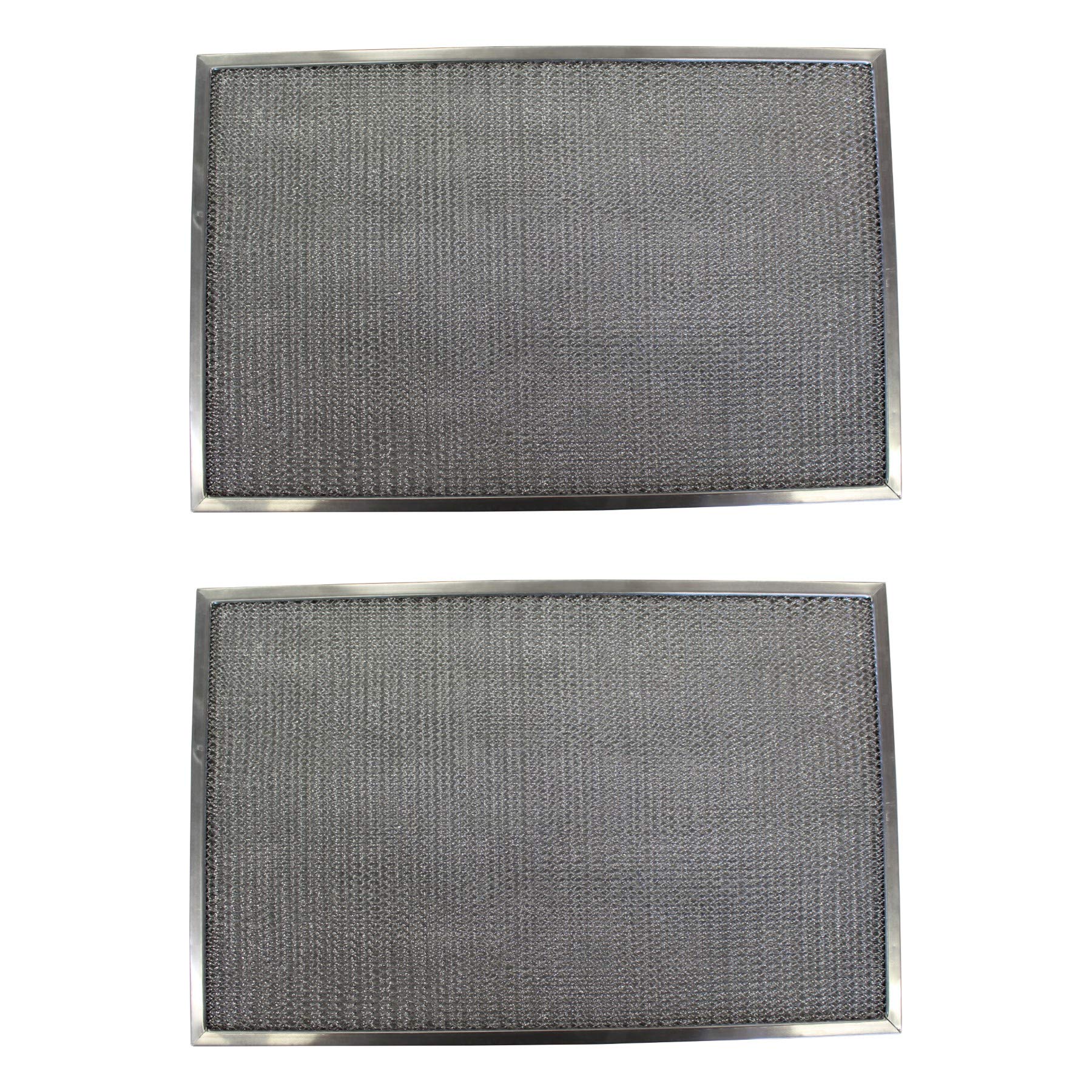 Replacement Aluminum Filters Compatible with Broan 99010217,G-8677,RHF1105 -11-1/8 x 16-3/8 x 3/8 (2-Pack)