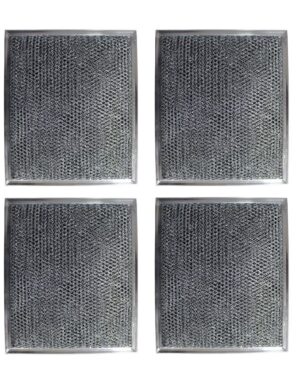 GE Compatible Replacement Carbon Filters WB2X8406 WB02X10700 7506 - Range Hood Filter Type - 6.5 inches (165 mm) x 5.5 inches (140 mm)